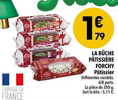 la bûche pâtissière forchy pâtissier