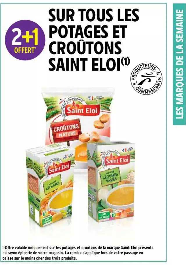 les potages et croûtons saint éloi