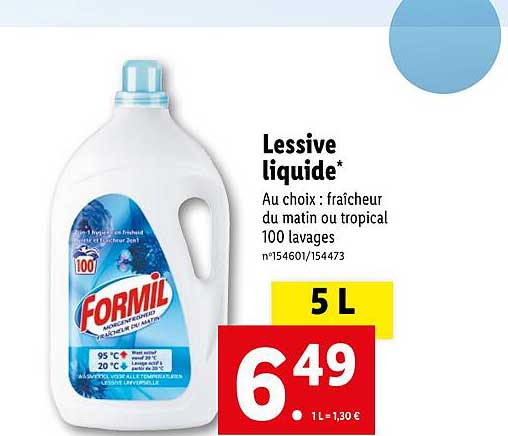 Lessive Liquide Formil