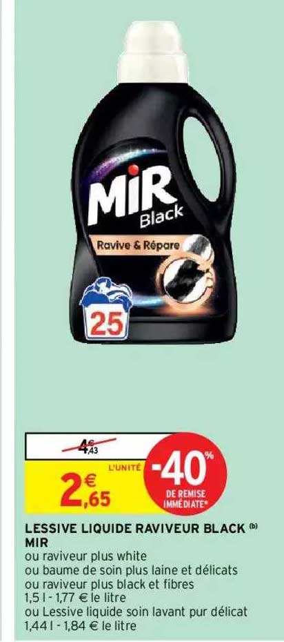 lessive liquide raviveur black mir