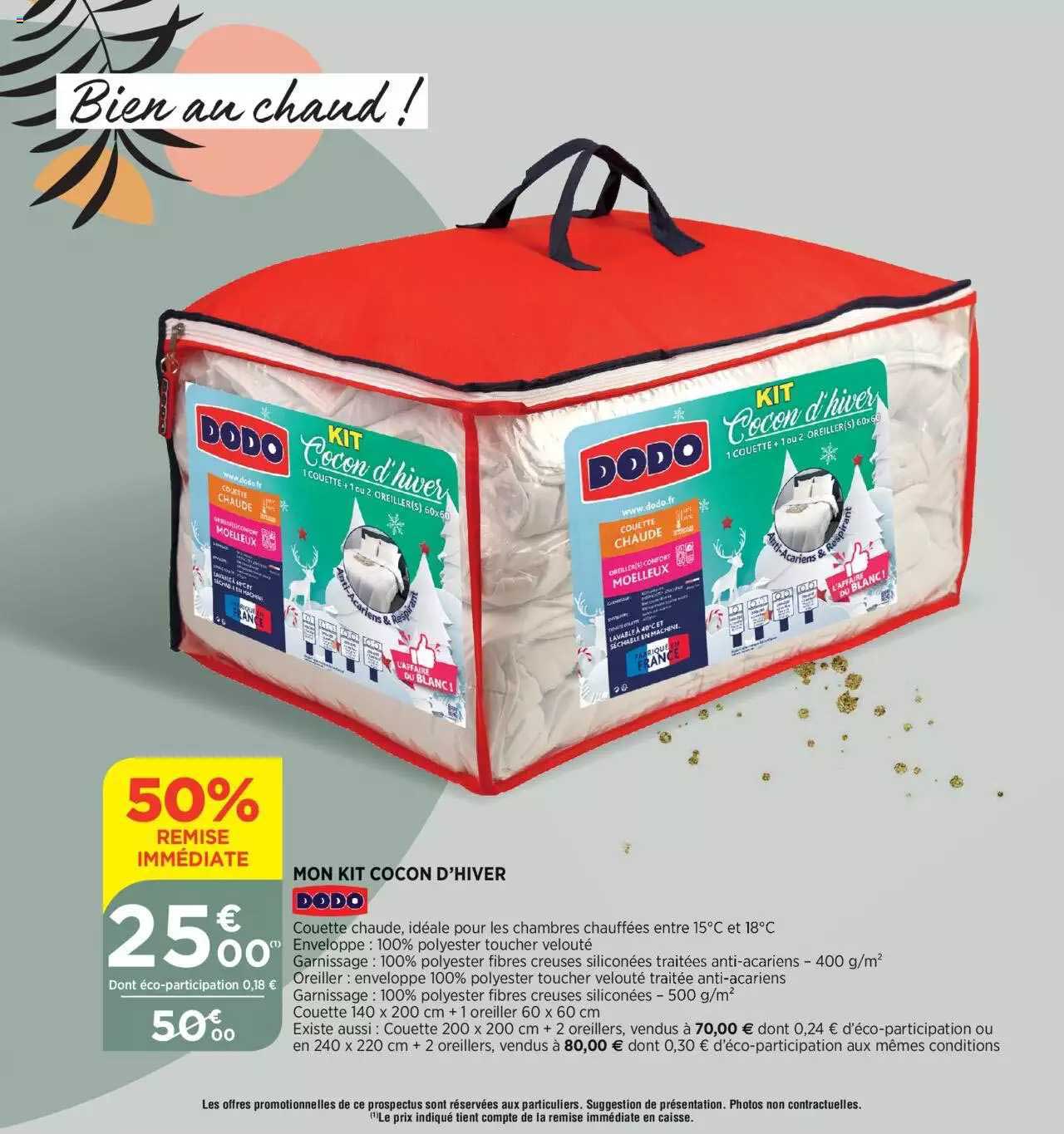 mon kit cocon d'hiver dodo