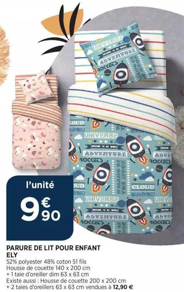 Parure De Lit Pour Enfant Ely