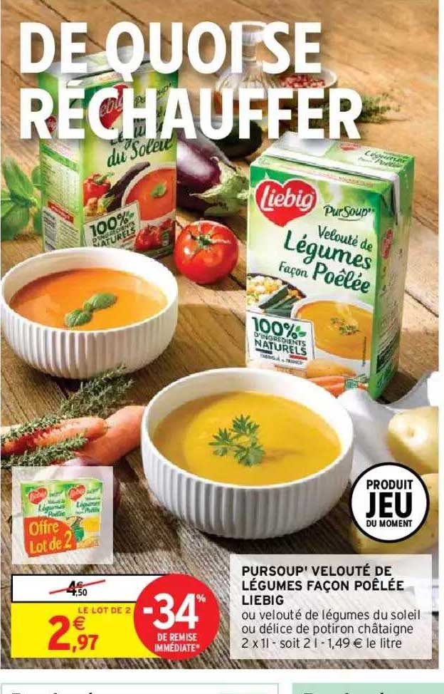 pursoup' velouté de légumes façon poêlée liebig