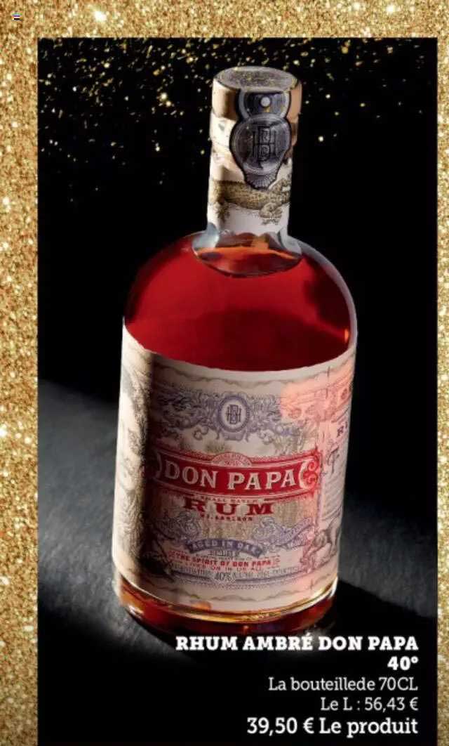 rhum ambré don papa 40°