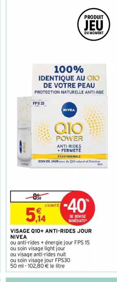 Visage Q10+ Anti-rides Jour Nivea