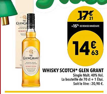 whisky soctch glen grant