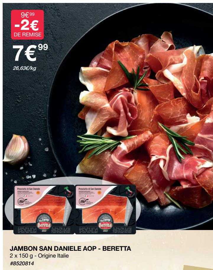 jambon san daniele aop - beretta