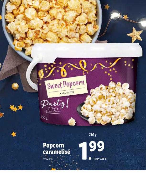 popcorn caramelisé