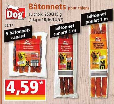 Bâtonnets Pour Chiens Dog