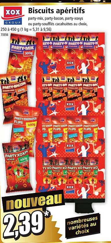 Biscuits Apéritifs Xox Group