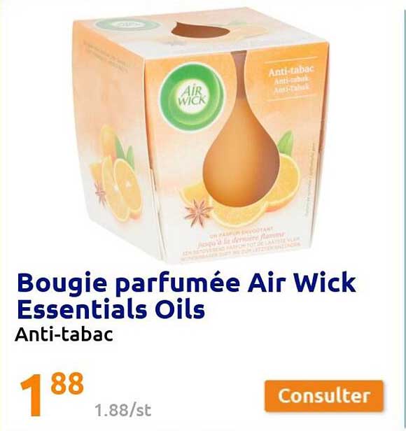 Bougie Parfumée Air Wick Essentials Oils