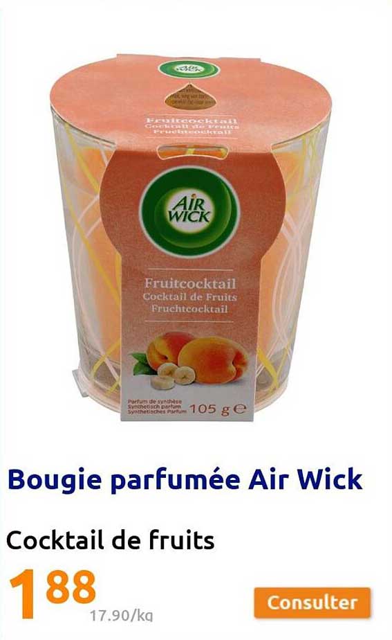 bougie parfumée air wick
