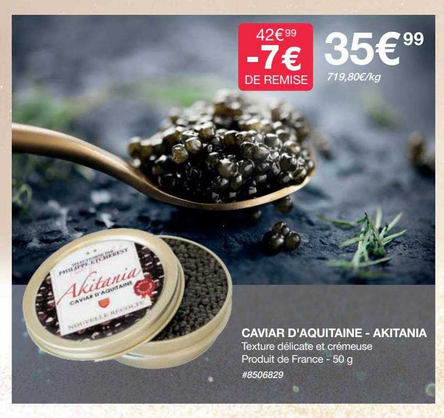 caviar d'aquitaine - akitania