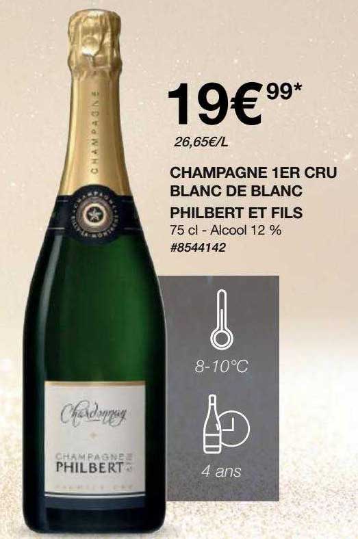 champagne 1er cru blanc de blanc philbert et fils