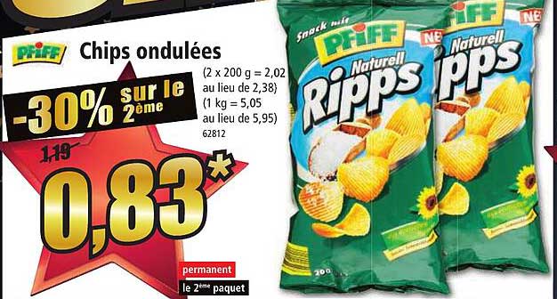 chips ondulées pfiff
