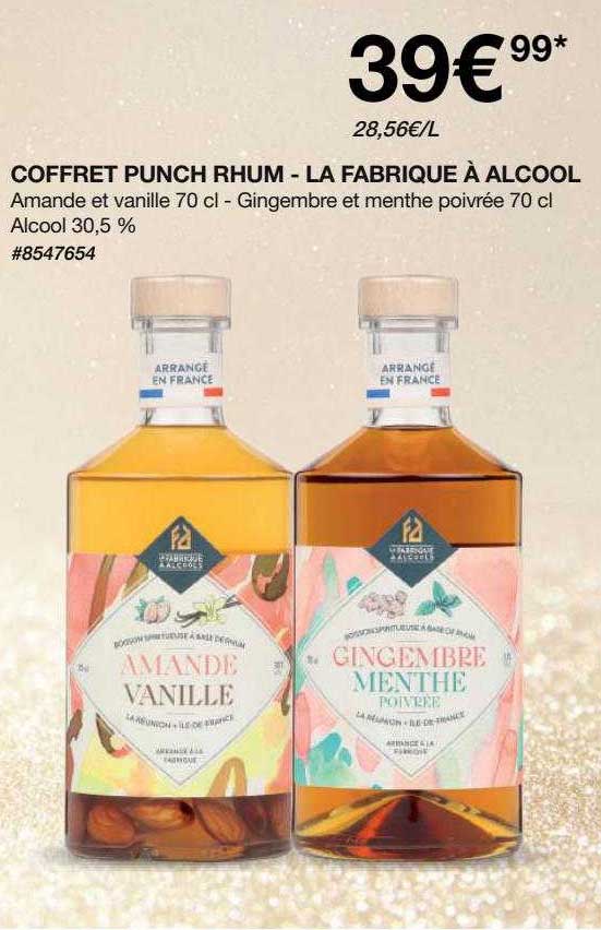 coffret punch rhum - la fabrique à l'alcool