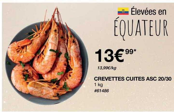 Crevettes Cuites Asc 20-30