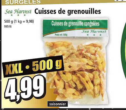 cuisses de grenouilles sea harvest