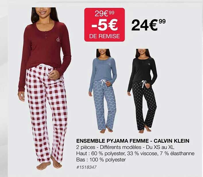 Ensemble Pyjama Femme - Calvin Klein