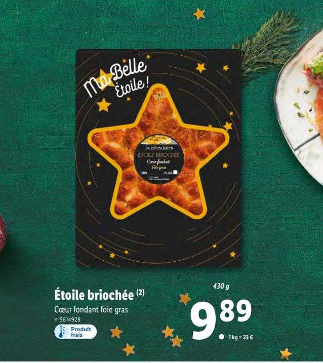 étoile briochée