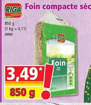 Foin Compacte Sécable Riga