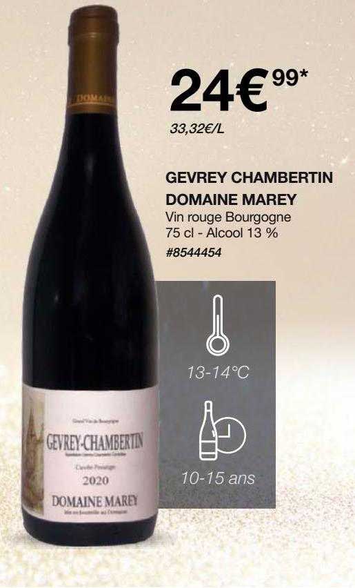 gevrey chambertin domaine marey
