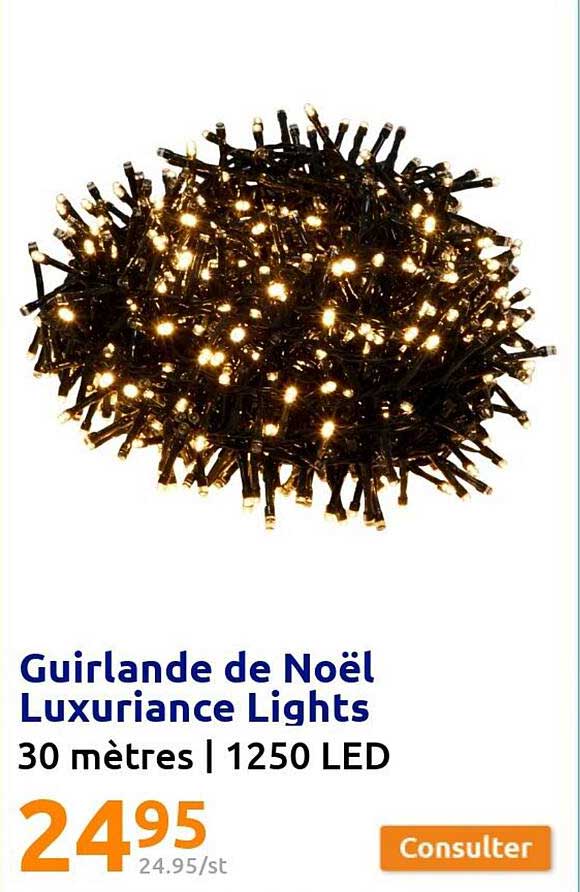 guirlande de noël luxuriance lights