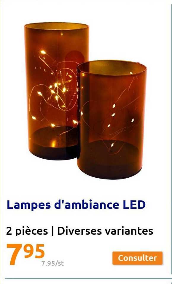lampes d'ambiance led