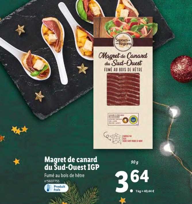 magret de canard du sud-ouest igp saveurs de la régions