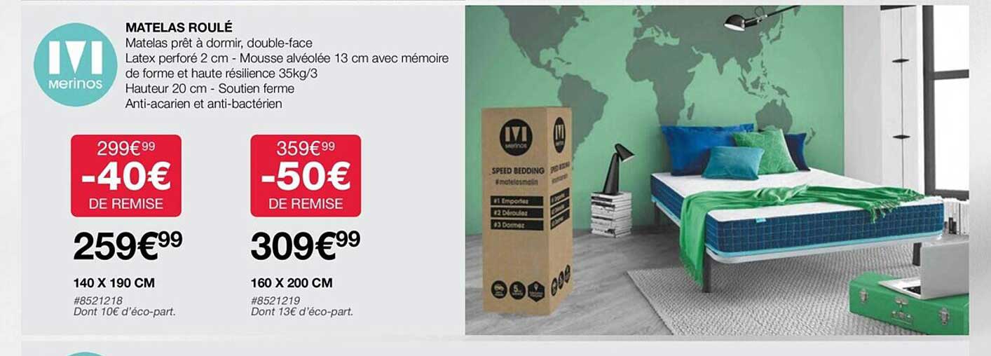 Matelas Roulé Merinos