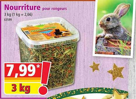 nourriture pour rongeurs