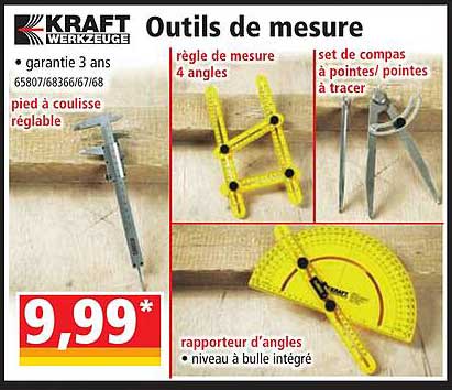 outils de mesure kraft werkzeuge