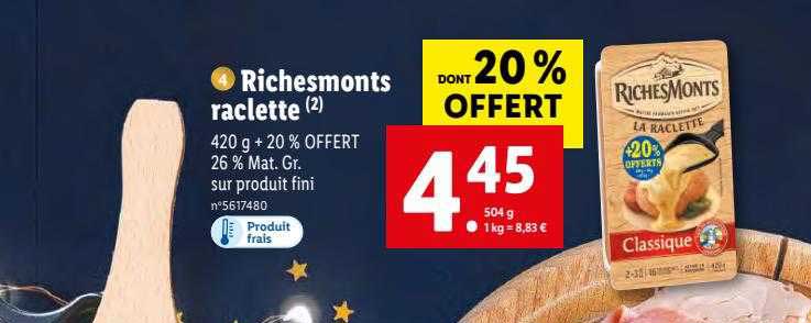riches monts raclette