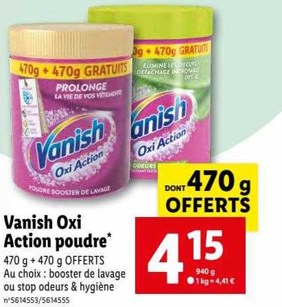 Vanish Oxi Action Poudre