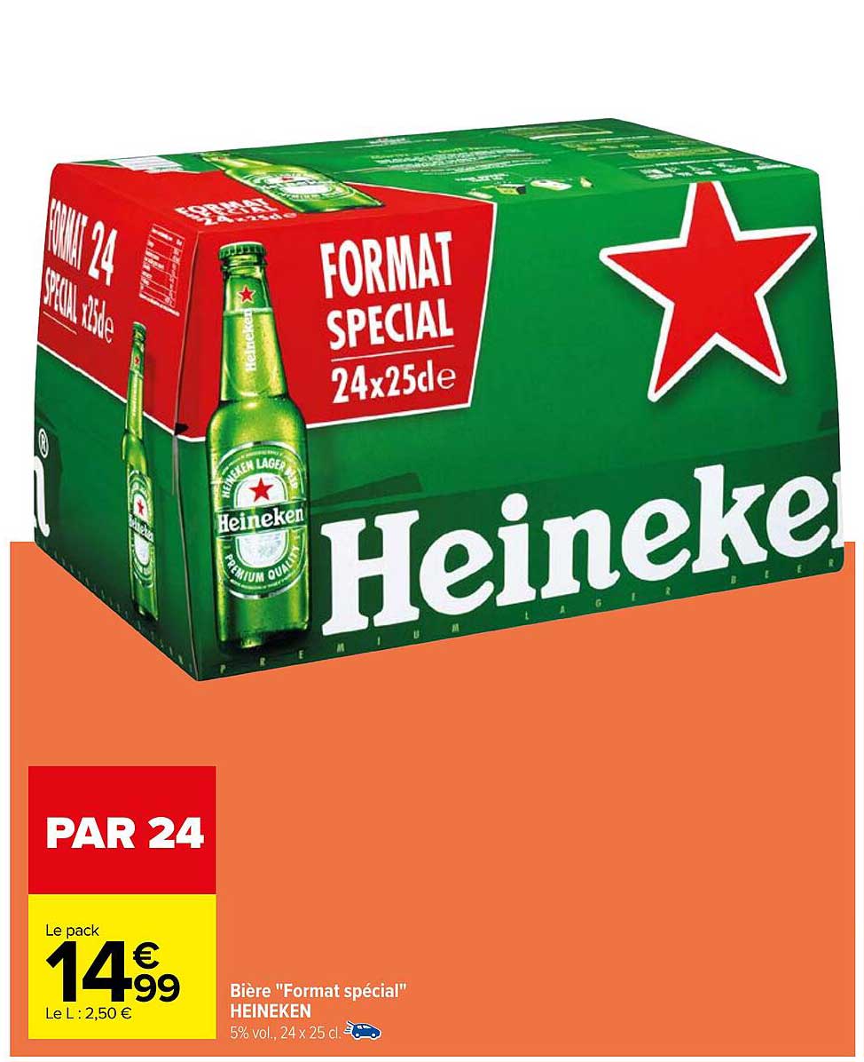 Bière "format Spécial" Heineken