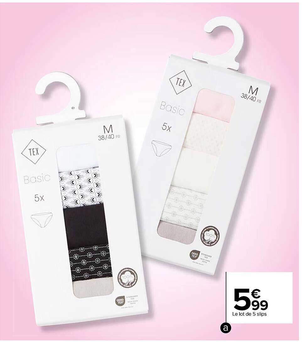 Le Lot De 5 Slips
