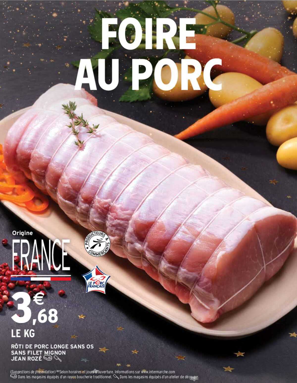 rôti de porc longe sans os sans filet mignon jean rozé