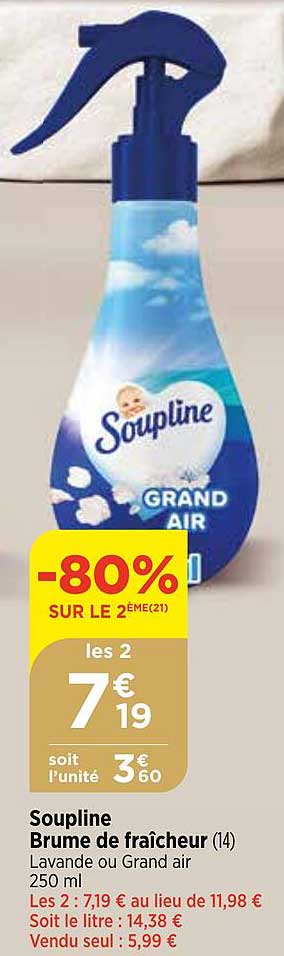 soupline brume de fraîcheur