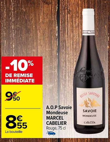a.o.p. savoie mondeuse marcel cabelier