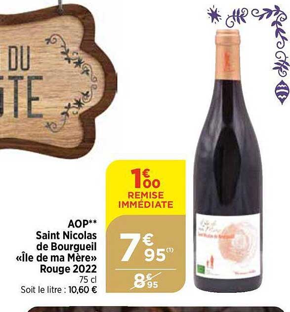 Aop Saint Nicolas De Bourgueil «île De Ma Mère» Rouge 2022