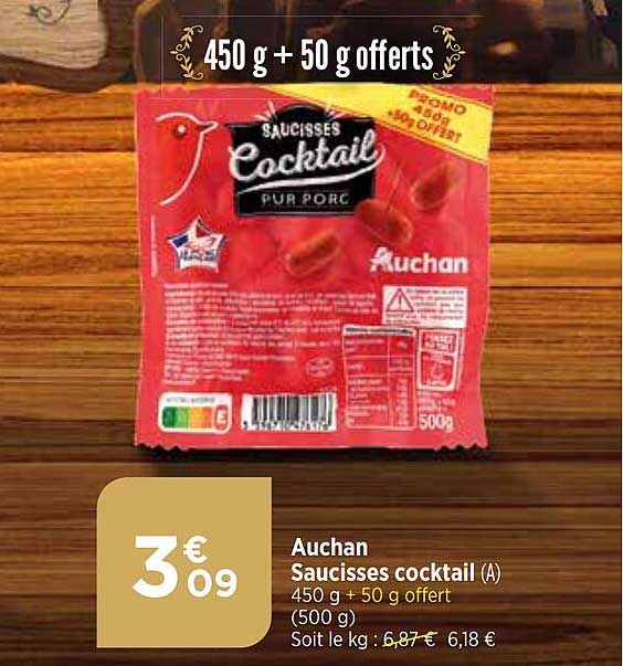 Auchan Saucisses Cocktail