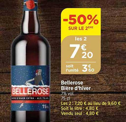 bellerose bière d'hiver