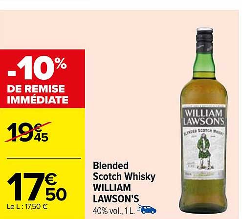 blended scotch whisky william lawson's