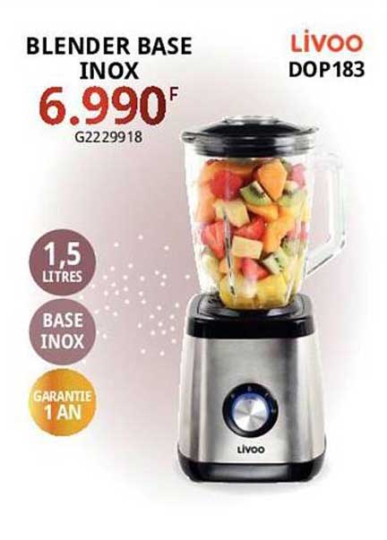 Blender Base Inox Livoo Dop183