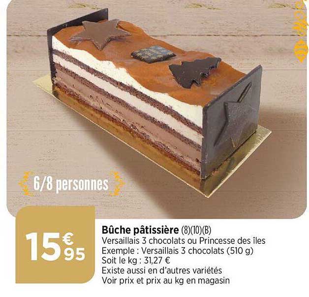bûche pâtissière