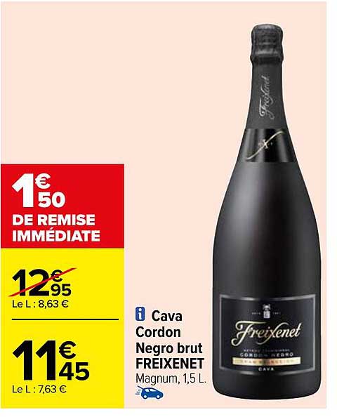 cava cordon negro brut freixenet