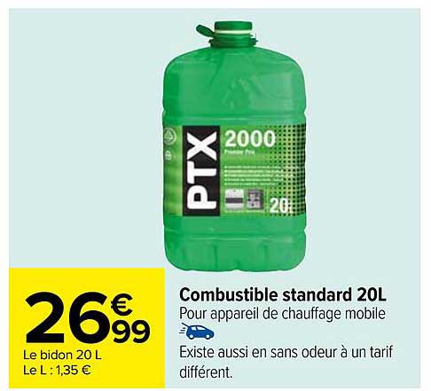 Combustible Standard 20 L