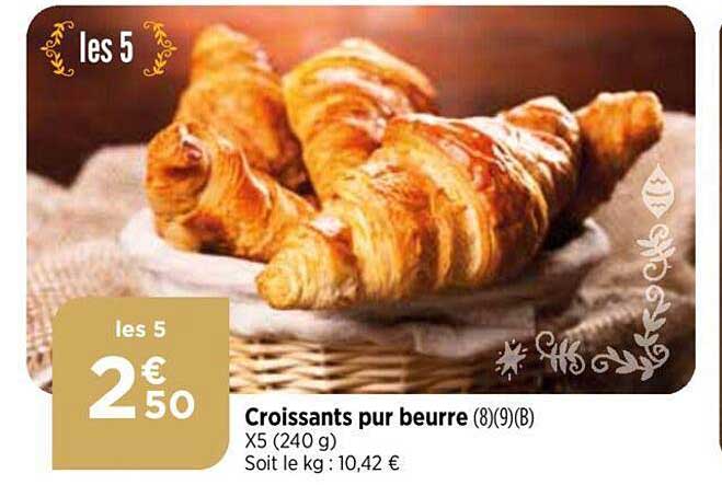 Croissants Pur Beurre