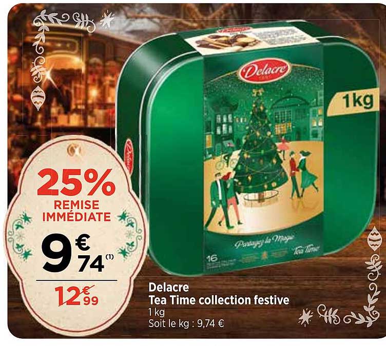 delacre tea time collection festive