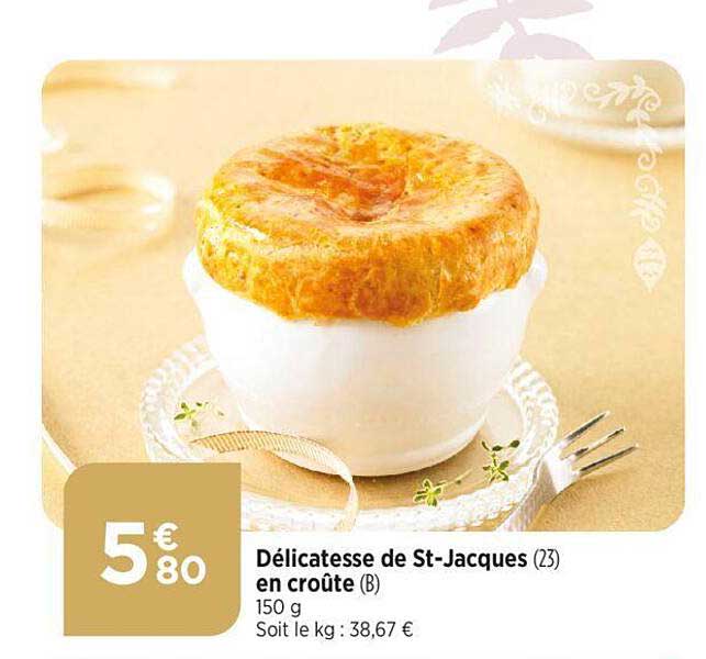 Délicatesse De St-jacques En Croûte